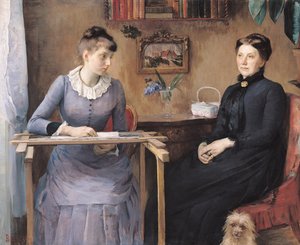 Zuhause oder Intimität, 1885 von Marie Louise Catherine Breslau