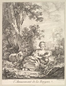 Das Vergnügen eines Schäfermädchens von Marie Madeleine Igonet