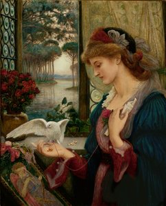 Liebesbote von Marie Spartali Stillman