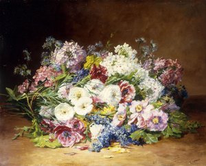 Ein prächtiger Blumenstrauß, ca. 1861