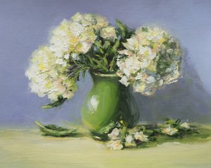 Gelassenes Blumen Stillleben von Marina Kozyr