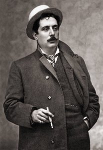 Porträt des Komponisten Giacomo Puccini