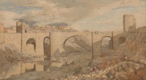Brücke bei Toledo von Marius Alexander Jacques Bauer