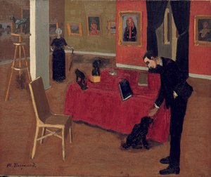 La Galerie Vallotton, 1914 von Marius Borgeaud