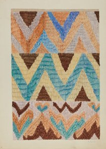 Colcha-Bettdecke, ca. 1937