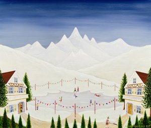 Schlittschuhlaufen in St. Moritz