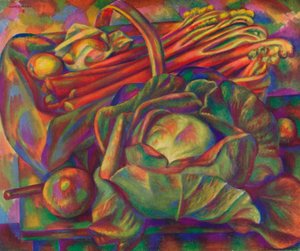 Kohl und Rhabarber Savoy Grün von Mark Gertler
