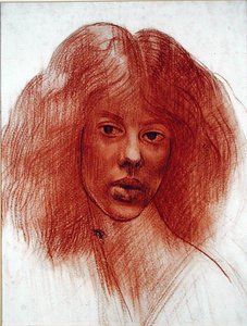 Kopf eines Mädchens von Mark Gertler