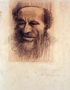 Kopf eines Rabbiners, ca. 1910 von Mark Gertler