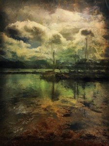 nach einem Sturm, Portaferry, Nordirland