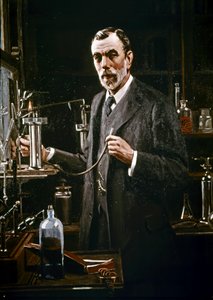 Sir William Ramsay in seinem Labor von Mark Richard Milbanke