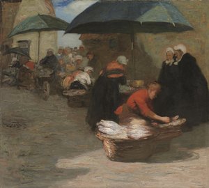 Ein flämischer Fischmarkt