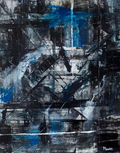 Dynamische Blaue Striche