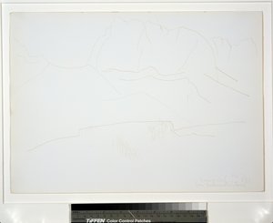 Berglandschaft mit Bäumen