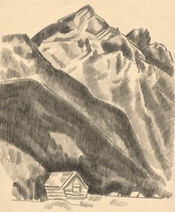 Berglandschaft (Garmisch-Partenkirchen) von Marsden Hartley