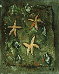 Seesterne und Muscheln von Marsden Hartley