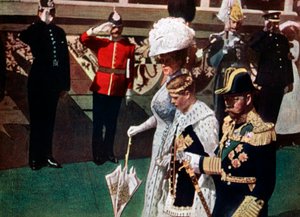Die Investitur des Prinzen von Wales, Carnarvon Castle, 1911-1912