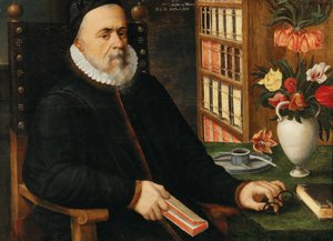 Porträt eines Gelehrten Carolus Clusius 1526-1609, 1589