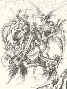 Versuchung des heiligen Antonius von Martin (after) Schongauer
