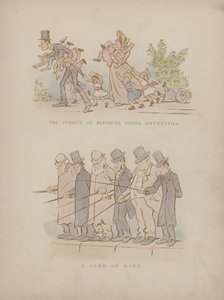 Seite aus den Humours of Cynicus (farbiger Stich) von Martin  Anderson