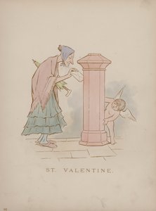 Seite aus den Humours of Cynicus (farbiger Stich) von Martin  Anderson