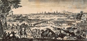 Spanischer Erbfolgekrieg (1701-1714) zwischen Frankreich und Spanien, die Belagerung von Barcelona