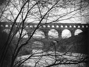 Pont du Gard, Provence, Frankreich, 1937 von Martin Hurlimann