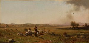 Jäger ruhen von Martin Johnson Heade