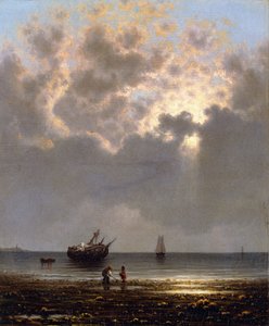 Sonne bricht durch die Wolken