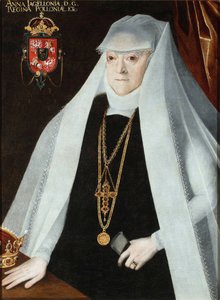 Porträt von Anna Jagiellon (1523–1596), Königin von Polen