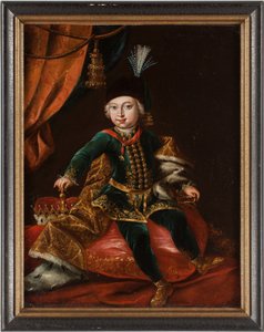 Porträt von Kaiser Joseph II. als Kind von Martin Meytens the Younger