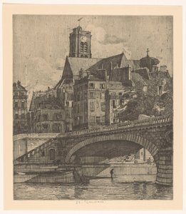 Ansicht der Saint-Gervais in Paris von Martin Monnickendam