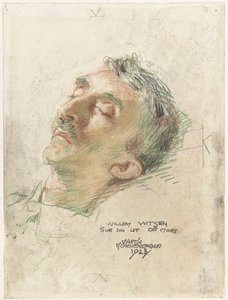 Willem Witsen auf seinem Totenbett