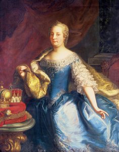 Porträt der Kaiserin Maria Theresia von Österreich von Martin Mytens or Meytens