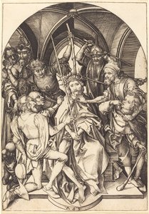 Christus mit Dornenkrone von Martin Schongauer