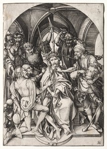 Christus mit Dornenkrone von Martin Schongauer