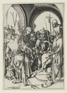Christus vor Annas, spätes 15. Jahrhundert