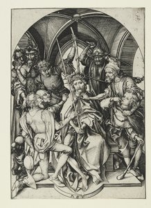 Christus mit Dornenkrone, spätes 15. Jahrhundert von Martin Schongauer