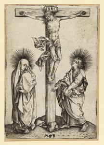 Christus am Kreuz von Martin Schongauer