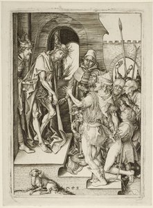 Die Passion Christi - Schaustellung Christi (Ecce Homo) von Martin Schongauer