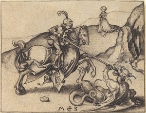 Heiliger Georg von Martin Schongauer