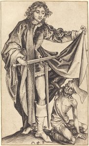 Heiliger Martin teilt seinen Mantel von Martin Schongauer