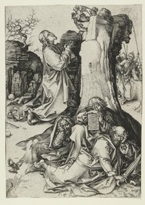 Die Agonie im Garten, spätes 15. Jahrhundert von Martin Schongauer