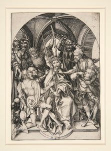 Die Krönung mit Dornen, aus der Serie Die Passion von Martin Schongauer