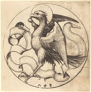Der Adler des heiligen Johannes von Martin Schongauer