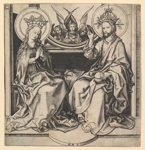 Die Krönung der Jungfrau von Martin Schongauer