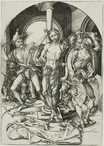 Die Geißelung, aus Die Passion von Martin Schongauer
