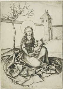 Die Madonna und das Kind im Hof