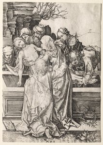 Die Passion: Die Grablegung von Martin Schongauer