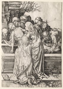 Die Passion: Die Grablegung von Martin Schongauer